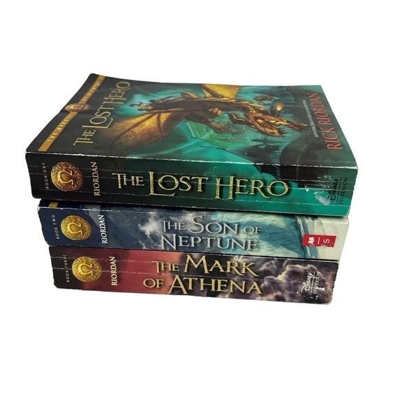 Rick Riordan Books/Novel Heros Of Olympus Book 1,2,3 Legends, Myths, Magic Lot/3 - Picture 7 of 8